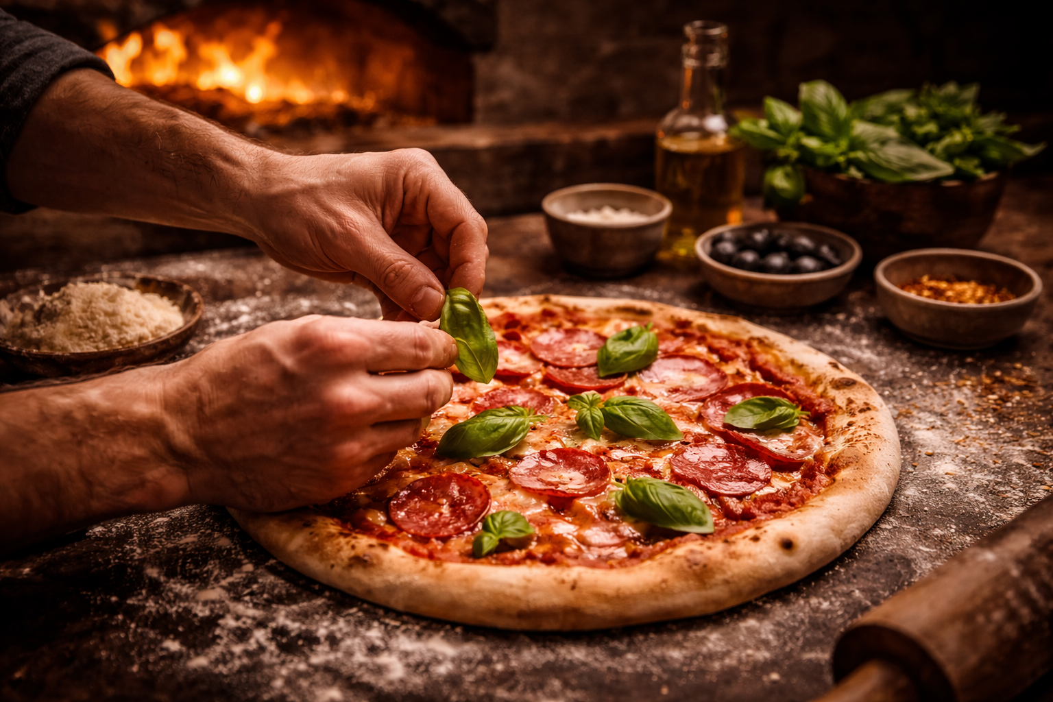 정교하게 마무리하는 손길